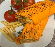 Шаурма из курицы в лаваше