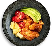 Донбури с креветкой темпура