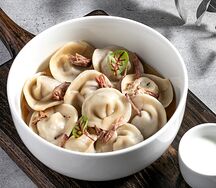 Пельмени из мраморной говядины