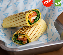 Цезарь-ролл с креветками