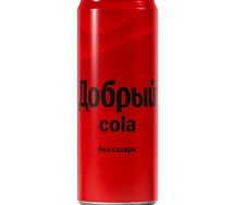 Добрый Кола без сахара в банке