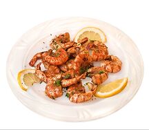 Креветки в соусе чили