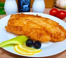Филе морского языка в кляре