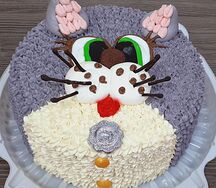 Торт Клубничный кот