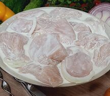 Шашлык из филе куриного в майонезе