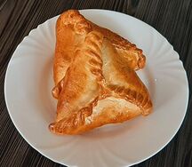 Треугольник сытный с картофелем и курицей