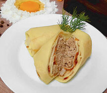 Блинчик с мясом