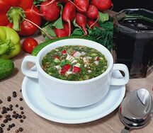 Окрошка с квасом