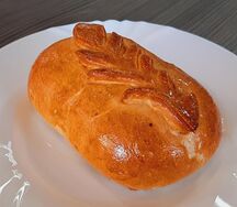 Кулебяка с капустой и яйцом
