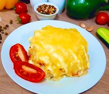 Филе судака с картофелем