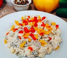 Салат Мясной острый