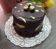 Пирожное Шоколадно-малиновое