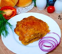 Бедро куриное в чесночно-медовом соусе