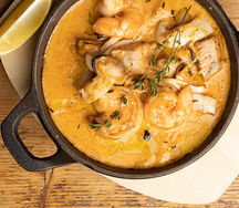 Сковородка с морепродуктами