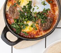 Шакшука с говядиной