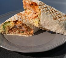 Шаурма куриная на углях классика