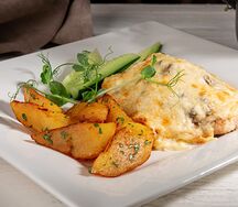 Курица под сырной шапкой