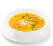 Куриный суп с домашней лапшой