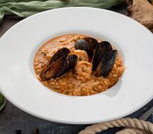 Ризотто Морской коктейль