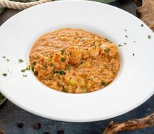 Ризотто с креветками