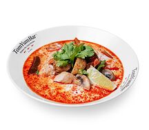 TomYum классический с курицей c доброй порцией пропаренного риса
