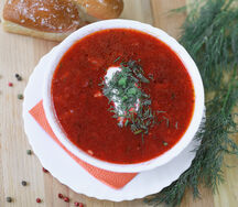 Борщ с говядиной