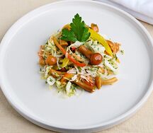 Салат с опятами