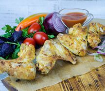 Шашлык из куриных крылышек