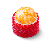 Запеченный ролл Горячая калифорния с креветкой