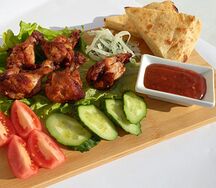 Шашлык из куриных крыльев