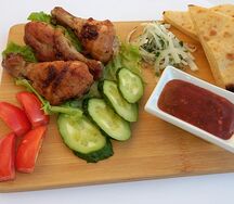 Шашлык из куриного бедра