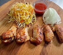 Шашлык из куриных крыльев
