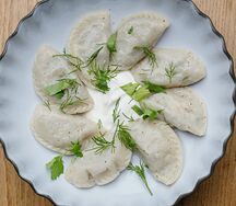 Вареники с картофелем и грибами