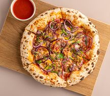 Неаполитанская пицца мясная 
