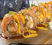 Опаленный лосось