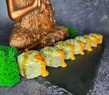 Запеченный ролл с креветкой