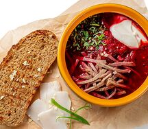 Борщ с говядиной