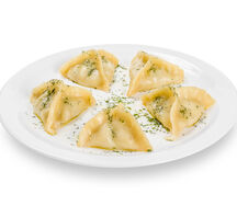 Колдуны со свининой, грибами и сыром