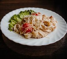 Паста с беконом