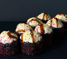 Запеченный креветка лосось