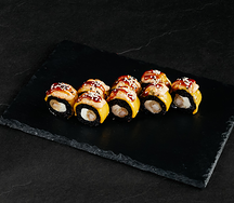 Запеченный с креветкой и чеддером