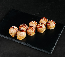 Запеченный с креветкой и мидиями