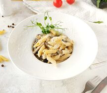 Пенне регате с грибами