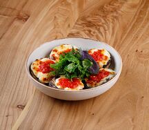 Печеные шампиньоны с сыром