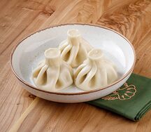 Хинкали со свининой и говядиной