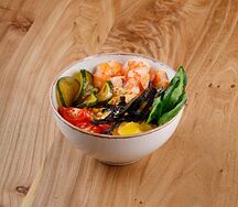 Боул с креветками