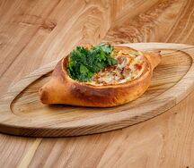 Хачапури с куриным филе и сыром