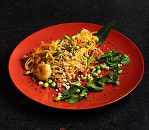 Лапша Том ям с креветками