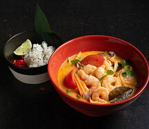 Том ям с креветками