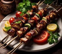 Шашлык из свиной шеи